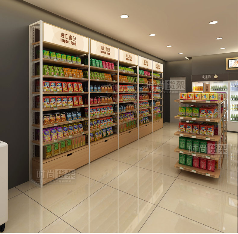 便利店貨架_進口食品貨架
