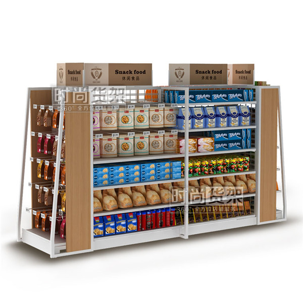 超市貨架_零食貨架（網(wǎng)背板掛鉤）